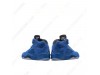 Nike Air Jordan 5 Retro Flight Suit Blue Suede- Size 8.5 US