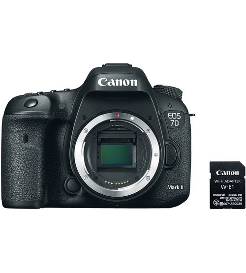 Canon EOS 7D Mark II Body Only with WIFI Adapter W-E1