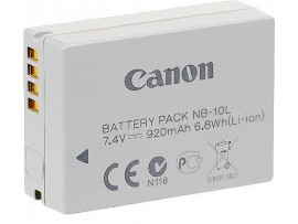 Canon Battery NB-10L for PowerShot SX40 / SX50 / G1X / G15 / G16